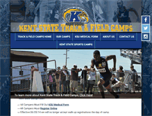 Tablet Screenshot of kentstatetrackcamps.com